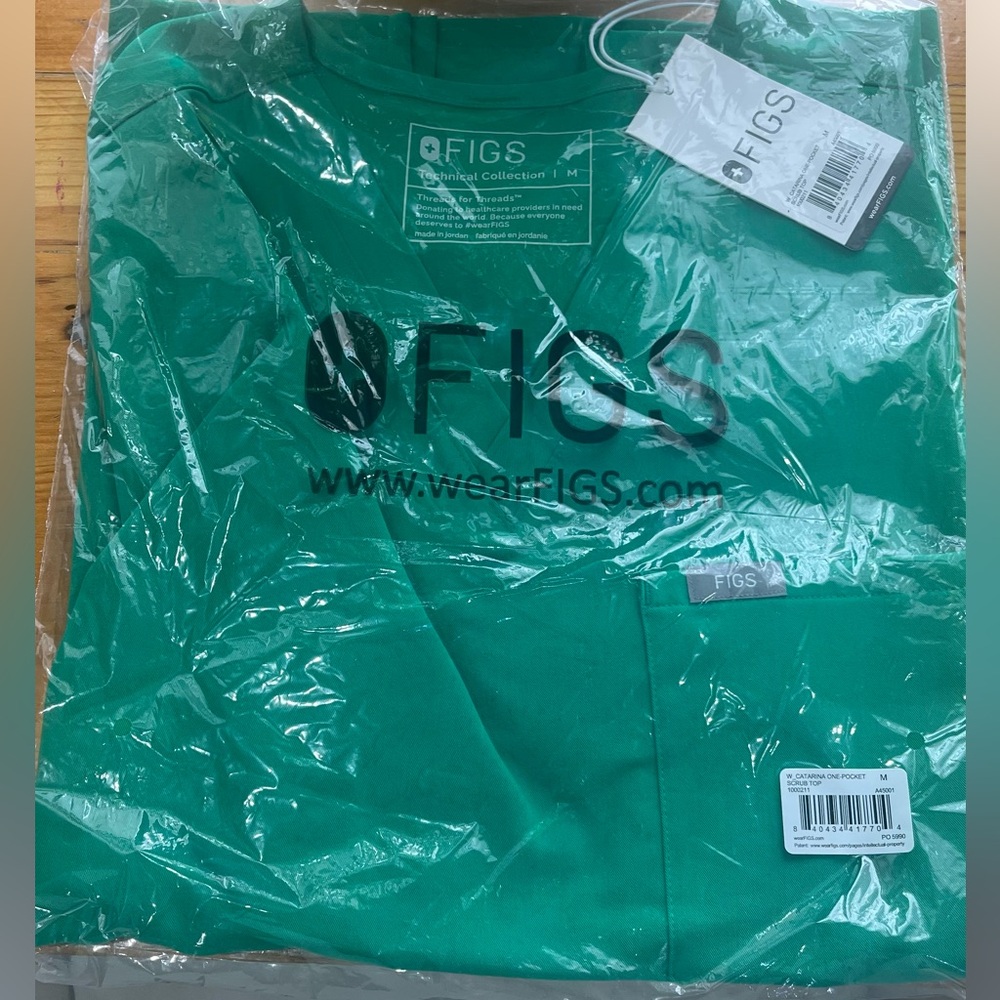 Brand New Figs EverGreen Scrub Set Top M pants S - Picture 4 of 7